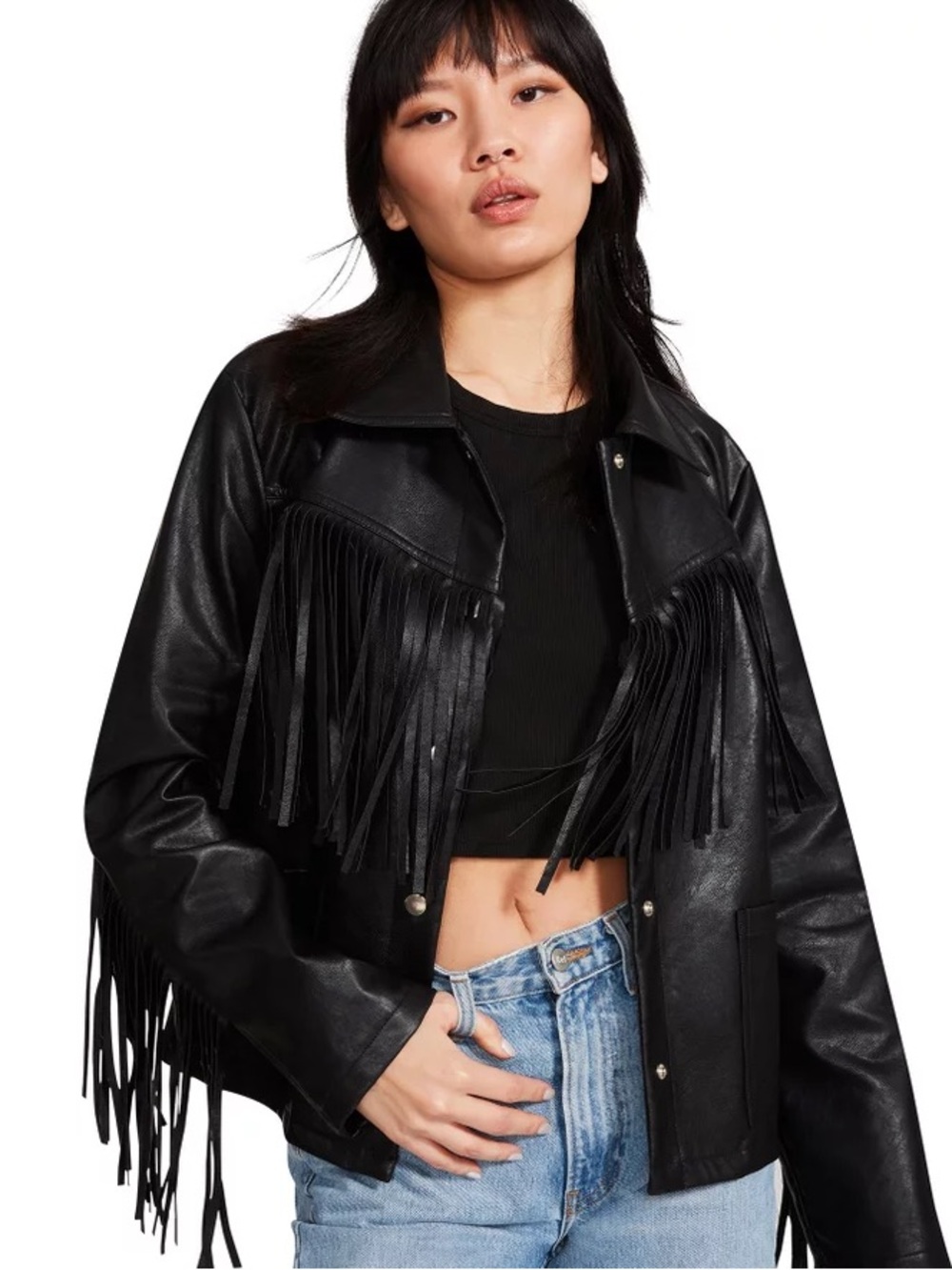 Steve Madden Fringe Jacket, Size Small, Worn Once